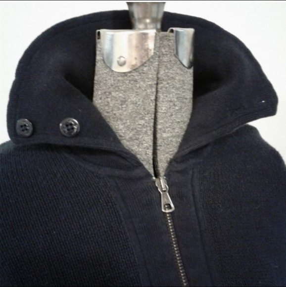 Polo Ralph Lauren Sport Mens L Pullover 1/2 Zip sailors knitted Sweater navy - Picture 3 of 7